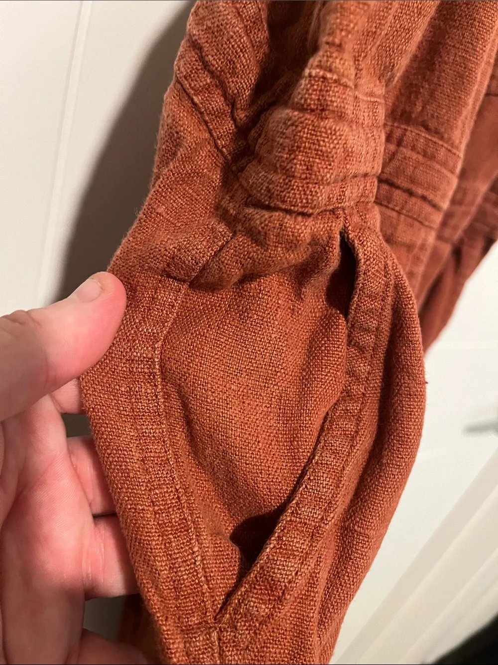 Not Perfect Linen Everest 100% Linen Jumpsuit Coastal Bohemian Minimalist - Picture 7 of 14